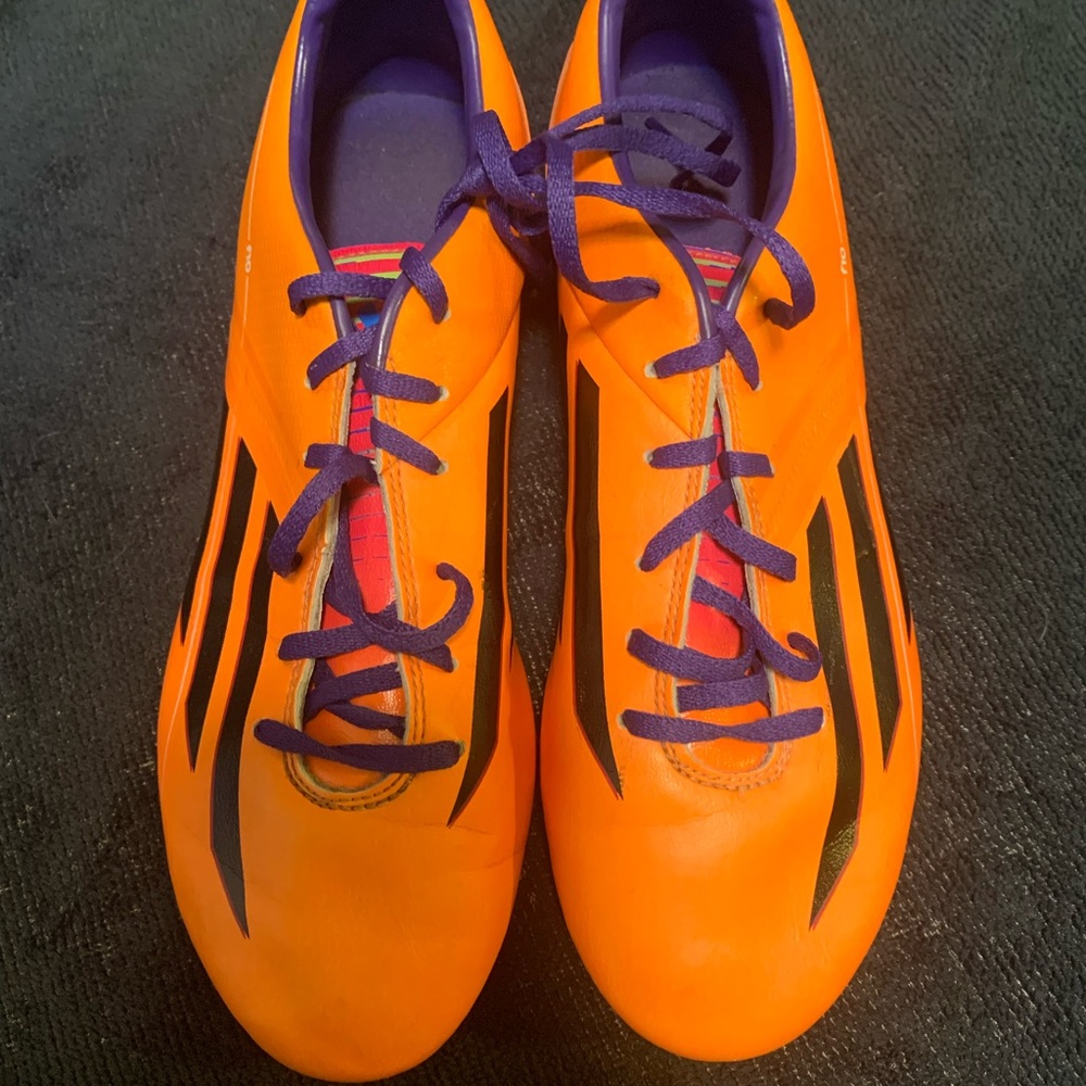 Adidas Orange Soccer Cleats